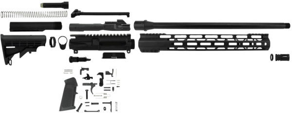 TacFire SSRK45ACPLPK AR Build Kit Rifle 45 ACP AR Platform Black Nitride Aluminum *GunStuff Exclusive.