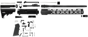 TacFire SSRK45ACPLPK AR Build Kit Rifle 45 ACP AR Platform Black Nitride Aluminum *GunStuff Exclusive.