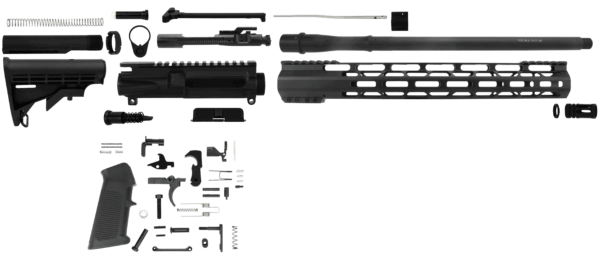 TacFire SSRK300LPK AR Build Kit Rifle 300 Blackout AR Platform Black Nitride Aluminum 1/2″-28 tpi *GunStuff Exclusive.