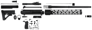 TacFire SSRK308LPK20BN AR Build Kit Rifle 308 Win AR-10 Black Nitride Aluminum 5/8″-24 tpi *GunStuff Exclusive.