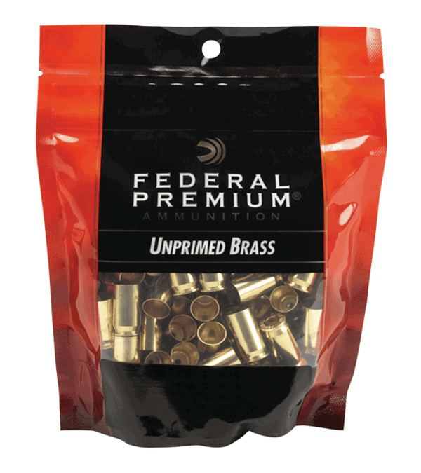 Federal PH40UPB100 Gold Medal Premium 40 S&W Handgun Brass 100 Per Bag