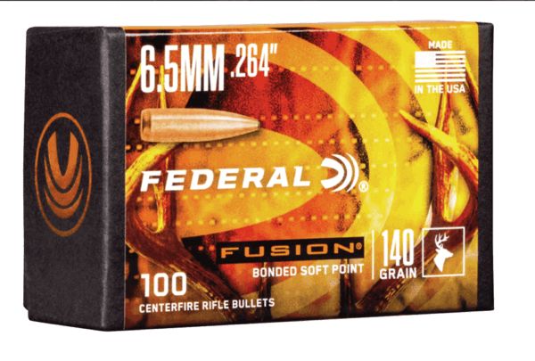 Federal FB264F2 Fusion Component 6.5mm .264 140 GR Fusion Soft Point 100 Box