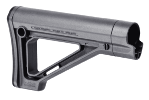 Magpul MAG480-GRY MOE Mil-Spec AR-15 Carbine Stock Reinforced Polymer Gray