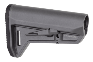 Magpul MAG626-GRY MOE SL-K Mil-Spec Buttstock AR-15 Reinforced Polymer Gray Collapsible