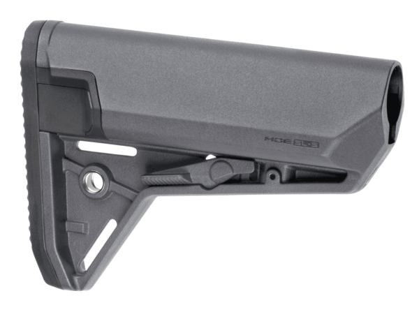 Magpul MAG653-GRY MOE SL-S Mil-Spec Carbine Buttstock AR-15/M16/M4 Reinforced Polymer Gray Collapsible