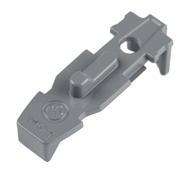 Magpul MAG803-GRY Tactile Lock-Plate Type 1 AR/M4 Gray 5pk