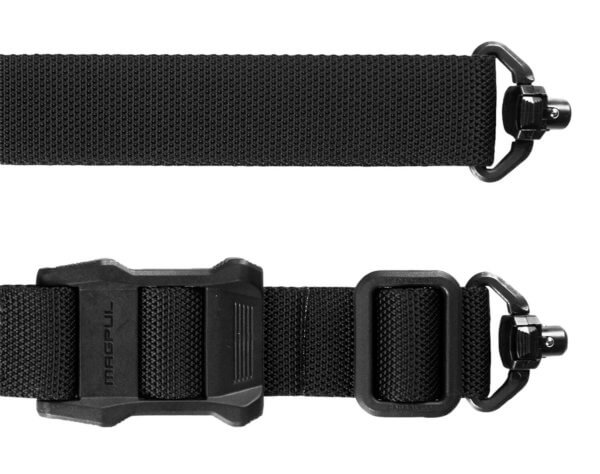 Magpul MAG939-BLK MS1 QDM Sling made of Nylon Webbing with Black Finish Adjustable Two-Point Design & Swivel for Rifles