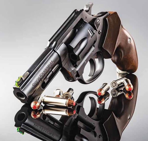 Charter Arms 63270 Professional  32 H&R Mag  7 Shot 3 Black Nitride Steel Barrel  Cylinder & Frame w/Walnut Finger Grooved Grip”