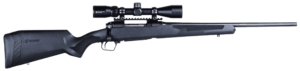 Savage Arms 57536 110 Apex Hunter XP 350 Legend 4+1 18″ Matte Black Metal Synthetic Stock Vortex Crossfire II 3-9x40mm Scope Left Hand