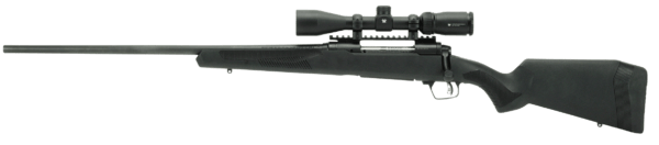 Savage Arms 57536 110 Apex Hunter XP 350 Legend 4+1 18″ Matte Black Metal Synthetic Stock Vortex Crossfire II 3-9x40mm Scope Left Hand