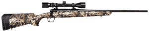 Savage Arms 57546 Axis XP 350 Legend 4+1 18″ Matte Black Barrel/Rec Mossy Oak Break-Up Country Synthetic Stock Includes Weaver 3-9x40mm Scope