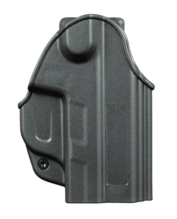 Glock HO000931 Duty Holster OWB Black Polymer w/Thumb Break Retention Strap For Use w/Glock 17 Gen34&5/22 Gen 3&4 Only/31 Gen 3&4 Fits 1.77″ (45mm) Belt Left Hand