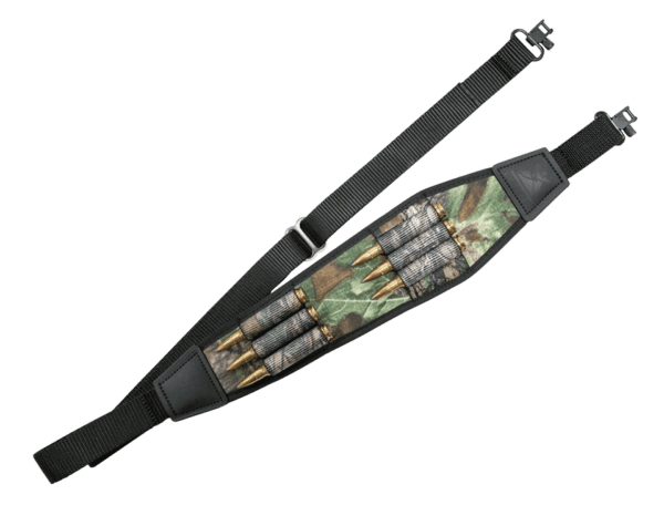 GrovTec US Inc GTSL115 Rifle Ammo with Realtree Xtra Finish Padded Design 6 Cartridge Loops & Locking Swivels for Rifles