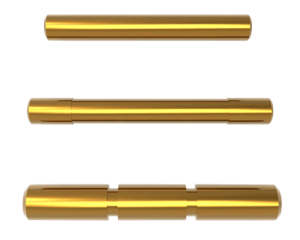 Cross Armory CRGPSGD 3 Pin Set Compatible w/Glock Gen1-3 Gold Steel