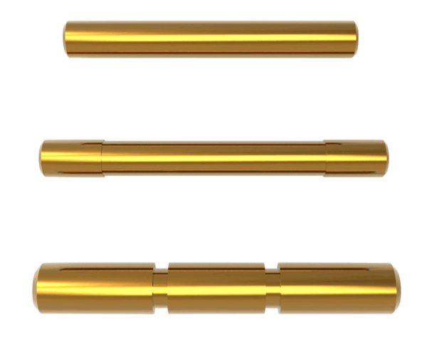 Cross Armory CRGPSGD 3 Pin Set Compatible w/Glock Gen1-3 Gold Steel