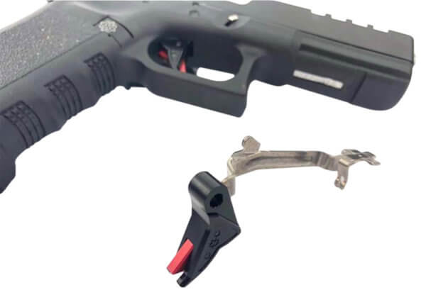 Cross Armory CRGTB Enhanced Drop-In Trigger with Bar Flat Trigger with 3.50 lbs Draw Weight for Glock Gen1-4