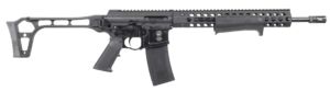 Troy Ind SPARS2316BT19 Pump Action Rifle (PAR) Optic Ready 223 Rem5.56x45mm NATO 16″ 10+1 Black Troy SAR Folding Stock