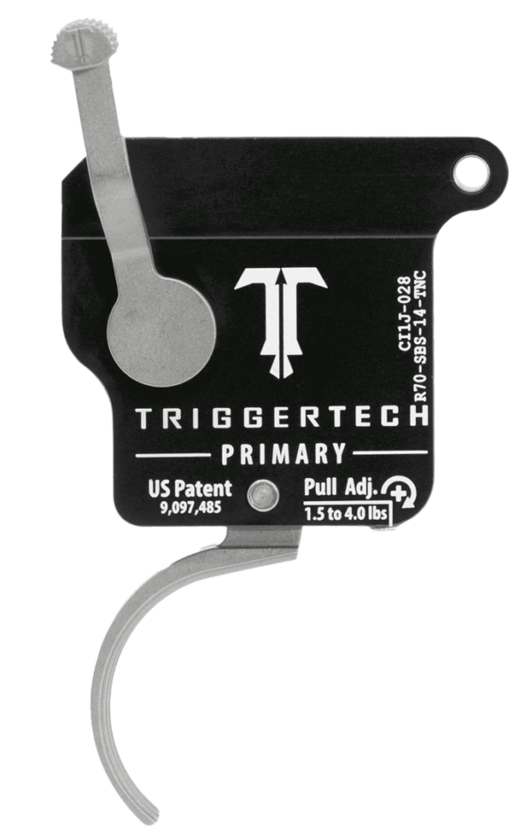 TriggerTech R70SBS13TNC Special Without Bolt Release Single-Stage Traditional Curved Trigger with 1-3.50 lbs Draw Weight for Remington 700 Right