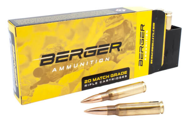 Berger Bullets 60010 Tactical Rifle 308 Win 175 gr Hybrid Open Tip Match 20rd Box