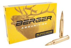 Berger Bullets 70010 Classic Hunter Subsonic 300 Win Mag 168 gr Hybrid Boat-Tail (HBT) 20rd Box