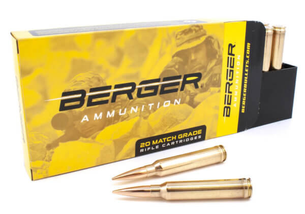 Berger Bullets 70100 Classic Hunter Subsonic 300 Win Mag 215 gr Hybrid Boat-Tail (HBT) 20rd Box