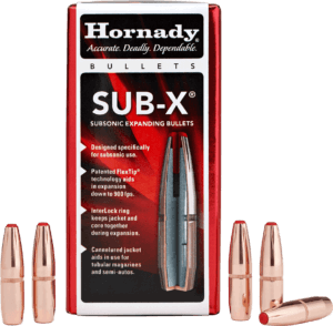 Hornady Sub-X 30 Cal .308 190 gr Subsonic-eXpanding 100