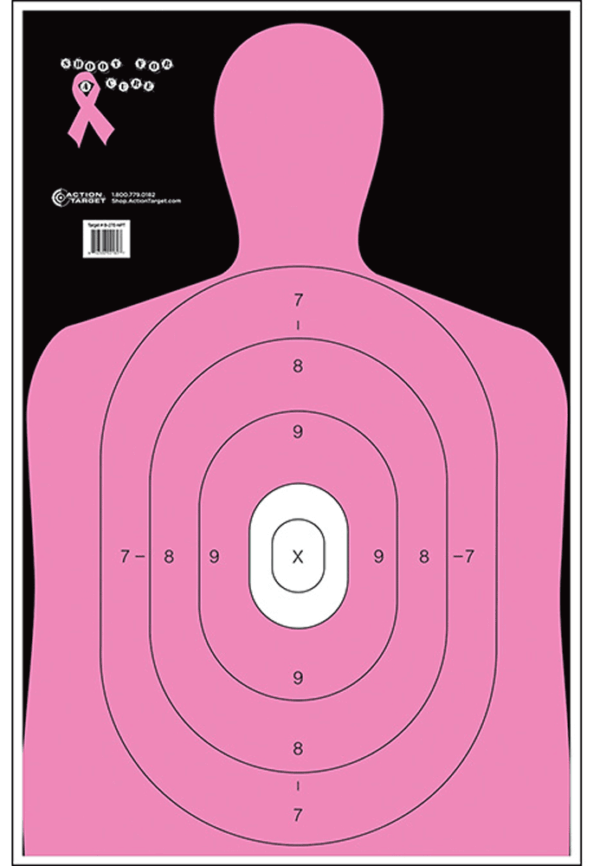 Action Target 530OC100 Bullseye Bullseye Paper 23″ x 35″ Multi-Color 100 Per Box