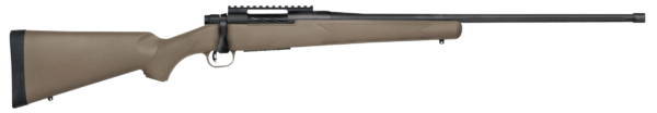 Mossberg 28090 Patriot 6.5 PRC Caliber with 4+1 Capacity 24″ Threaded/Fluted Barrel Matte Blued Metal Finish & Flat Dark Earth Synthetic Stock Right Hand (Full Size)