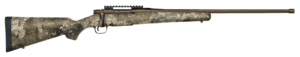 Mossberg 28091 Patriot Predator 6.5 PRC Caliber with 4+1 Capacity 24″ Threaded/Fluted Barrel Patriot Brown Cerakote Metal Finish & TrueTimber Strata Synthetic Stock Right Hand (Full Size)