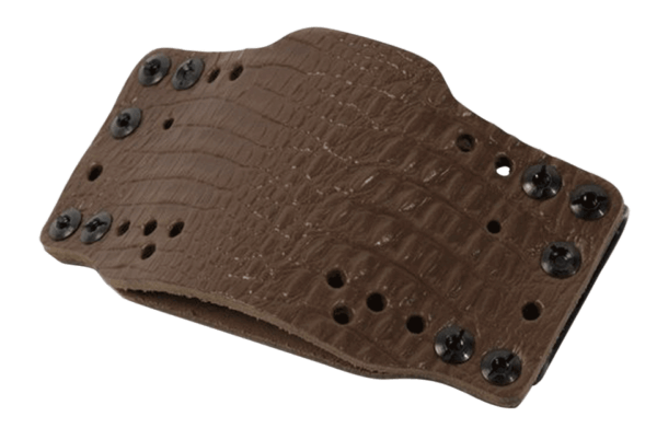 Limbsaver 12522 CrossTech Leather IWB/OWB Dark Brown Leather Belt Clip Ambidextrous
