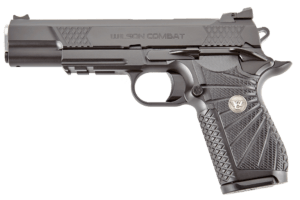 Wilson Combat ACPCOM9 ACP Commander SAO 9mm Luger 4.25″ 10+1 Black Armor-Tuff Carbon Steel Black G10 Eagle Claw Grip