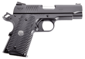 Wilson Combat ACPCP9 ACP Compact SAO 9mm Luger 4″ 8+1 Black Armor-Tuff Carbon Steel Black G10 Eagle Claw Grip