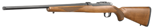 Ruger 7222 77/17  17 WSM 6+1 20 Threaded Barrel  Blued Alloy Steel  Integral Scope Mount On A Solid Steel Receiver  American Walnut Stock”