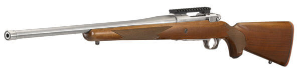 Ruger 57107 Hawkeye Hunter 308 Win 4+1 20″ Threaded Barrel Satin Stainless Steel American Walnut Stock Optics Ready