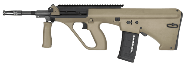 Steyr Arms AUGM1MUDNATOEXT AUG A3 M1 NATO 5.56x45mm NATO 30+1 16″ Black Rec Mud Brown Fixed Bullpup Stock & Collapsible Foregrip Extended Pic Rail (AR Style Mag)