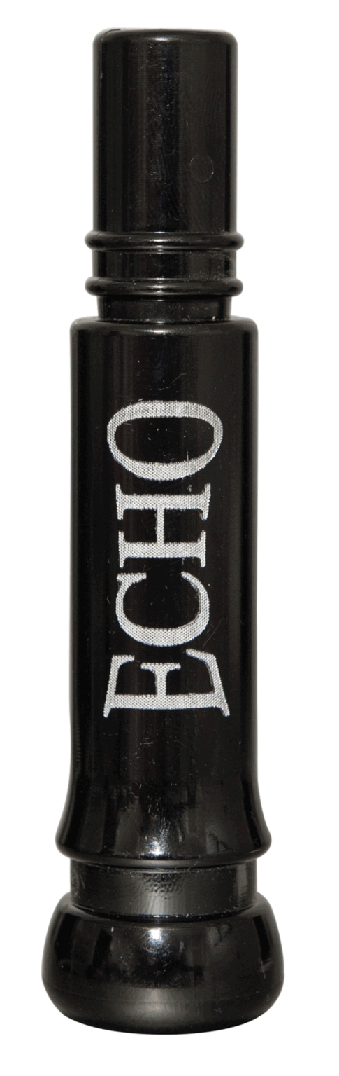 Echo Calls 79019 Pure Meat Open Call Double Reed Mallard Sounds Attracts Ducks Black Acrylic
