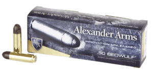 ALEXANDER ARMS LLC AB200ARXBX OEM 50 Beowulf 200 gr Polymer Tip 20rd Box