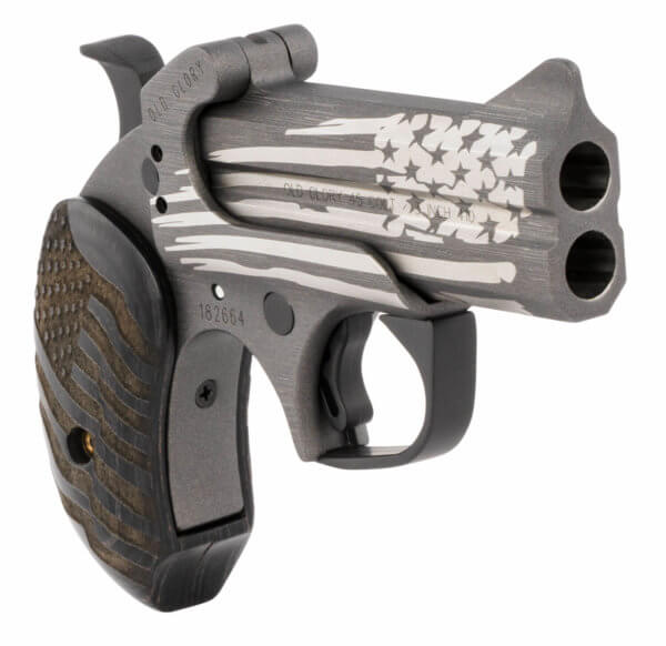 Bond Arms BAOG Old Glory 45 Colt (LC)/410 Gauge 3.50″ 2 Round American Flag Stainless Steel Cerakote