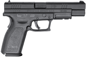 Springfield Armory XD9822 XD *CA Compliant Sub-Compact Frame 40 S&W 9+1  3 Black Melonite Steel Barrel  Serrated Stainless Steel Slide  Black Polymer Frame w/Picatinny Rail”