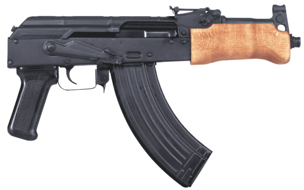 Century Arms HG2137N Draco Mini Pistol 7.62x39mm 7.75″ 30+1 Black Rec/Barrel Black Polymer Grip Right Hand