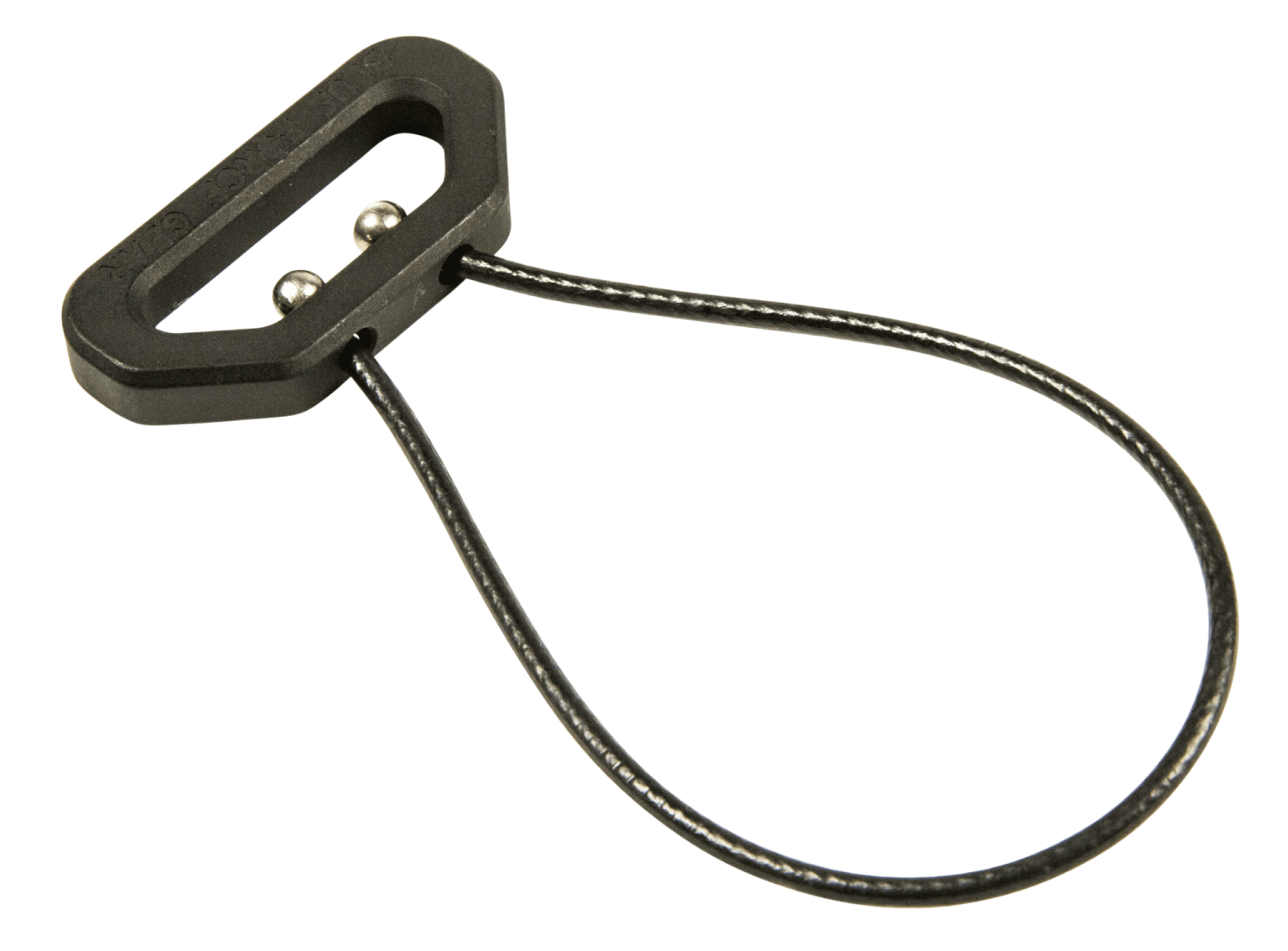 Blue Force Gear UWL325BK Universal Wire Loop  Anodized Black 6061-T6 Aluminum 3.25″