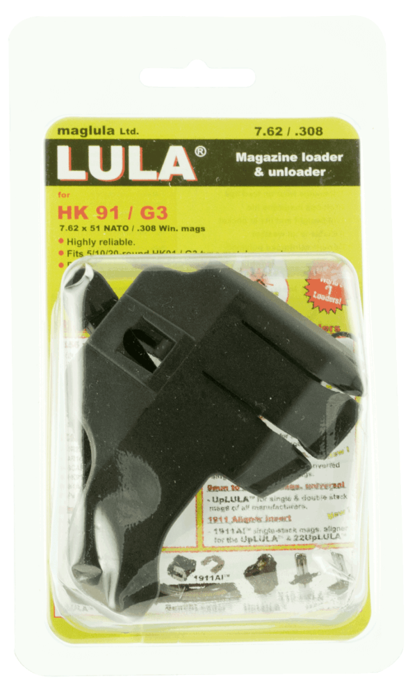 Maglula LU25B LULA Loader & Unloader Made of Polymer with Black Finish for 308 Win  7.62x51mm NATO HK 91  G3