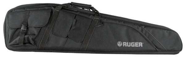Ruger 27932 Defiance Tactical Rifle Case  42 Black Endura with Ruger Logo  Carry Handle  Knit Lining  Mag Pocket  Accessory Pockets & Lockable Zipper”