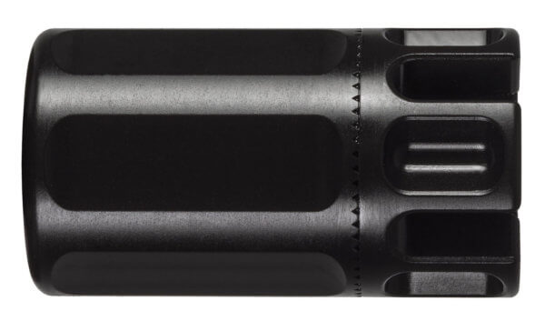 Primary Weapons 3CQB12A1F CBQ Compensator Black 4140 Steel with 1/2-28 tpi Threads  2.50″ OAL & 1.375″ Diameter For 223 Rem/5.56x45mm NATO AR-Platform”