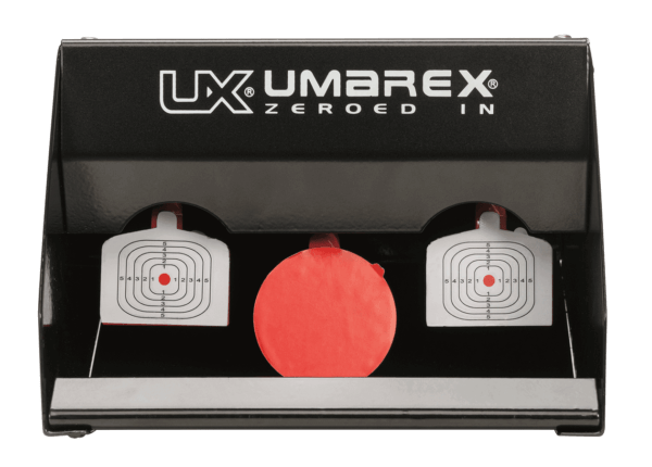 Umarex USA 2218075 Trap Shot Re-Setable Steel Red/White Target Air Rifle