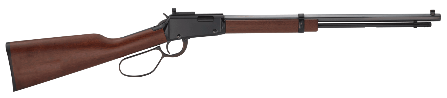 Henry H001TRP Small Game Rifle  22 LR Caliber with 16 LR/21 Short Capacity  20″ Barrel  Black Metal Finish & American Walnut Stock Right Hand (Full Size)