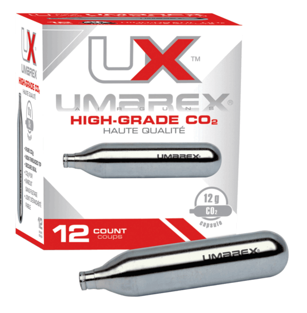 Umarex USA 2252533 CO2 Cartridge 12 gram 12 Per Box