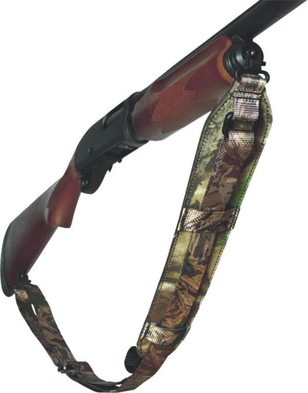 Outdoor Connection AD20918 Super Sling 1″ W Padded Mossy Oak Shadow Grass Nylon with Talon QD Swivels for Rifle/Shotgun