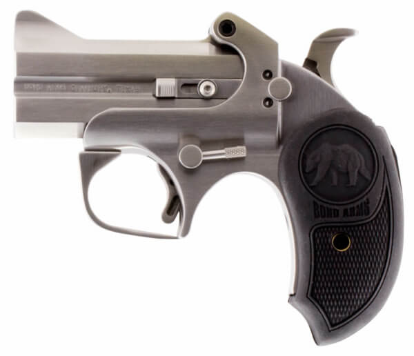 Bond Arms BAPB Papa Bear 45 Colt/410 Pistol Single 45 Colt (LC)/410 Gauge 3″ 2 Round Rubber Stainless