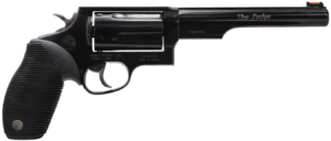Taurus 2441069MAG 45/410 Judge Tracker Magnum Revolver 45 Colt (LC)/410 6.50″ 5 Round Black Rubber Grip Stainless Steel